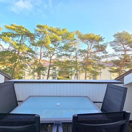 Dünenpark - Komfortplus Mit 1 Schlafzimmer Und Balkon Im Dachgeschoss 271 Apartamento Binz